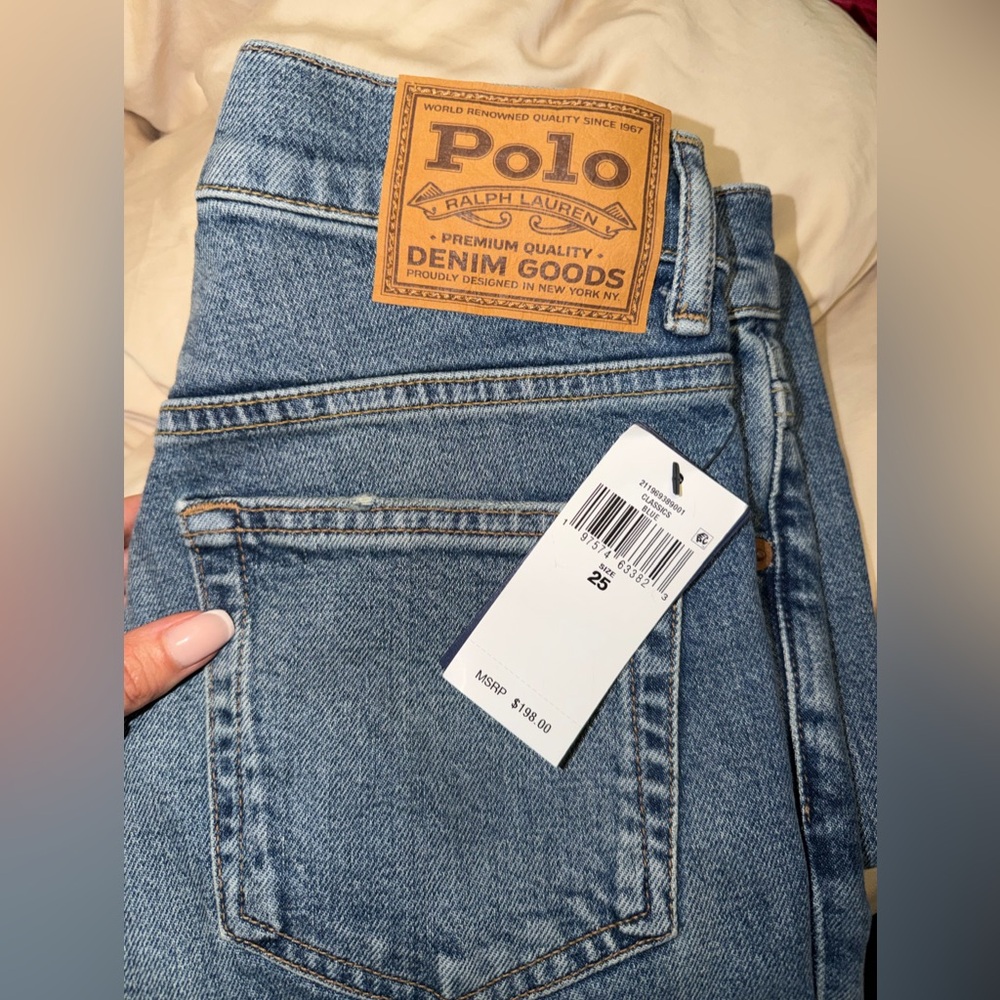 Ralph Lauren Classic Blue Denim Jeans. Brand new